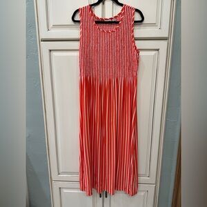 Women’s Sleeveless Striped Maxi Dress